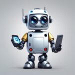 cute-robot-holding-phone-with-laptop-cartoon-vector-icon-illustration-science-technology-icon-concep